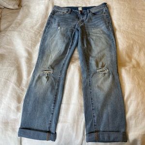 J. Crew boyfriend jeans
